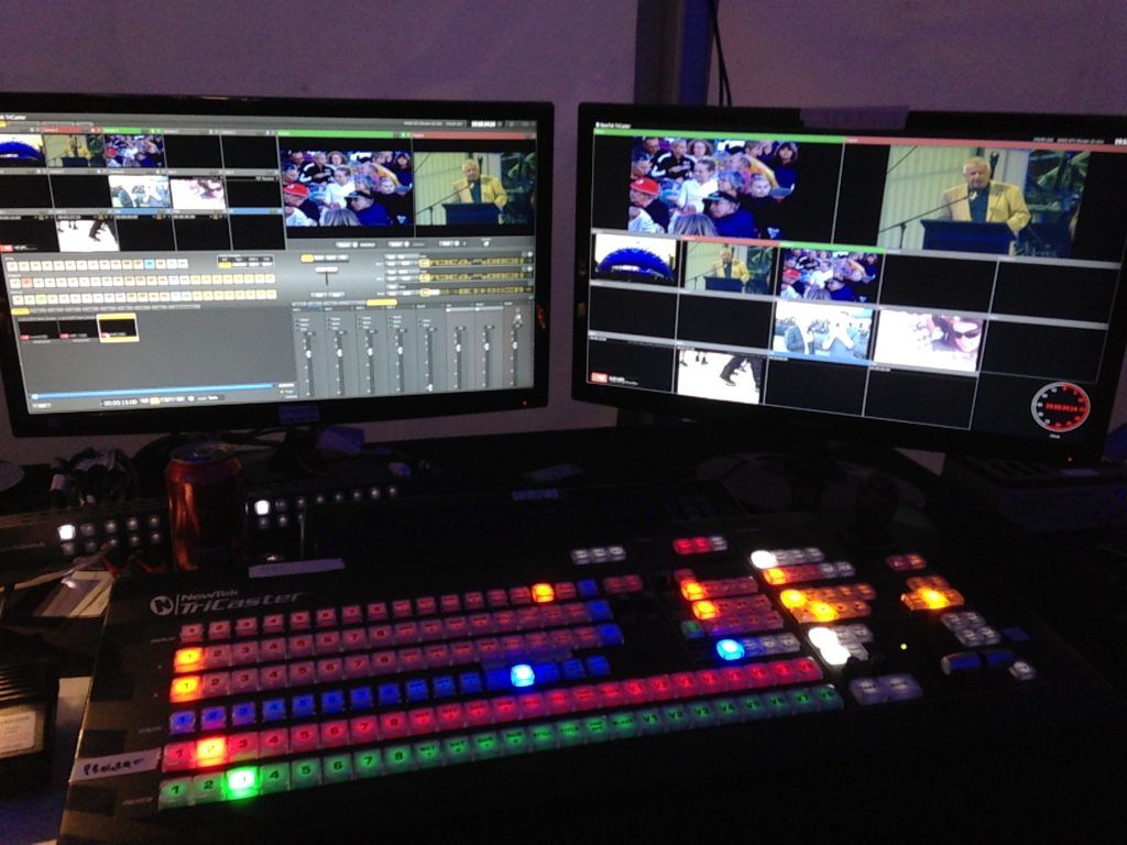 Spectrum TV Newtek Tricaster Video Mixer Hire Perth